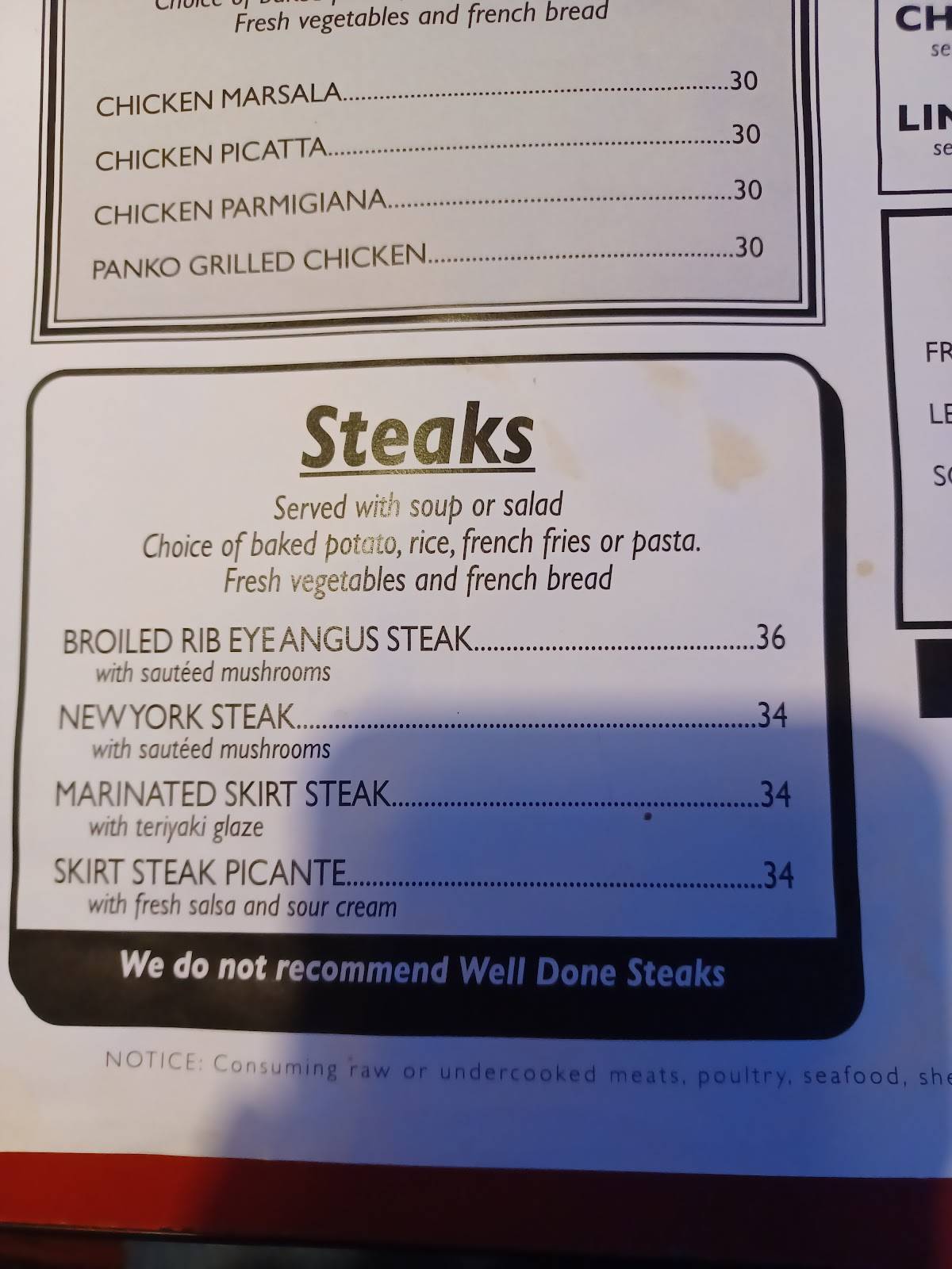 Menu at Wooden Nickel Bar & Grill, Freedom