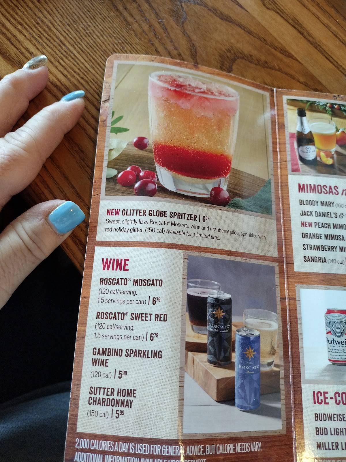 Menu at Cracker Barrel Old Country Store, Zanesville