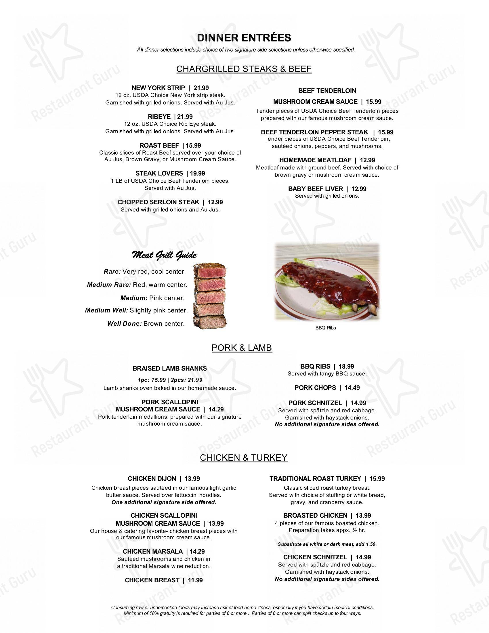 Menu at Prime Minister Restaurant and Catering, Thiensville