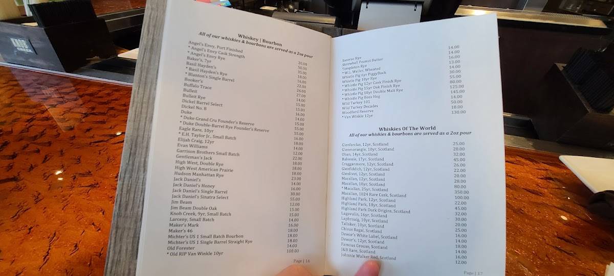 Menu at nFuse Restaurant, Bar & Lounge, Anaheim