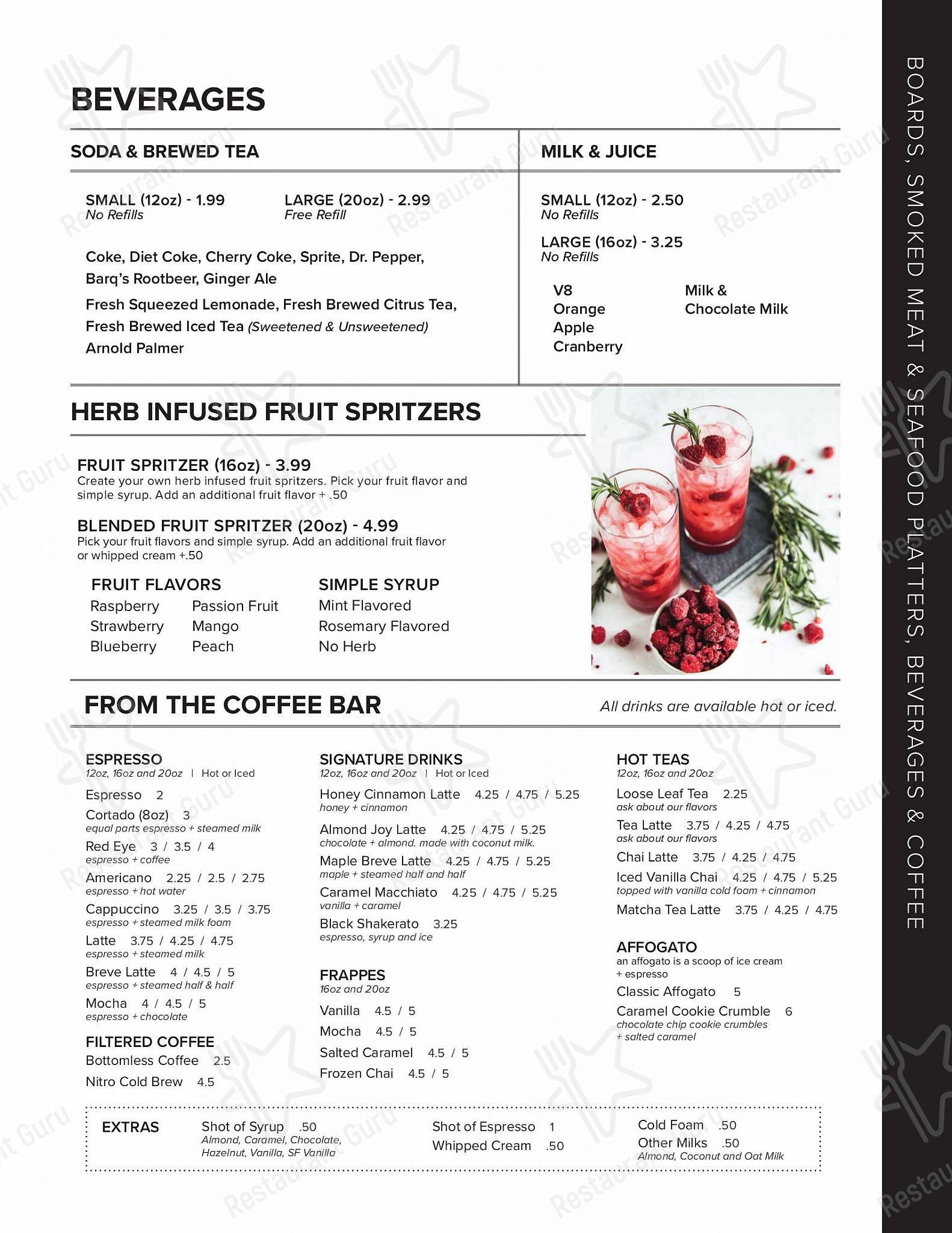 Menu at Agapē Cafe & Grille, Strasburg