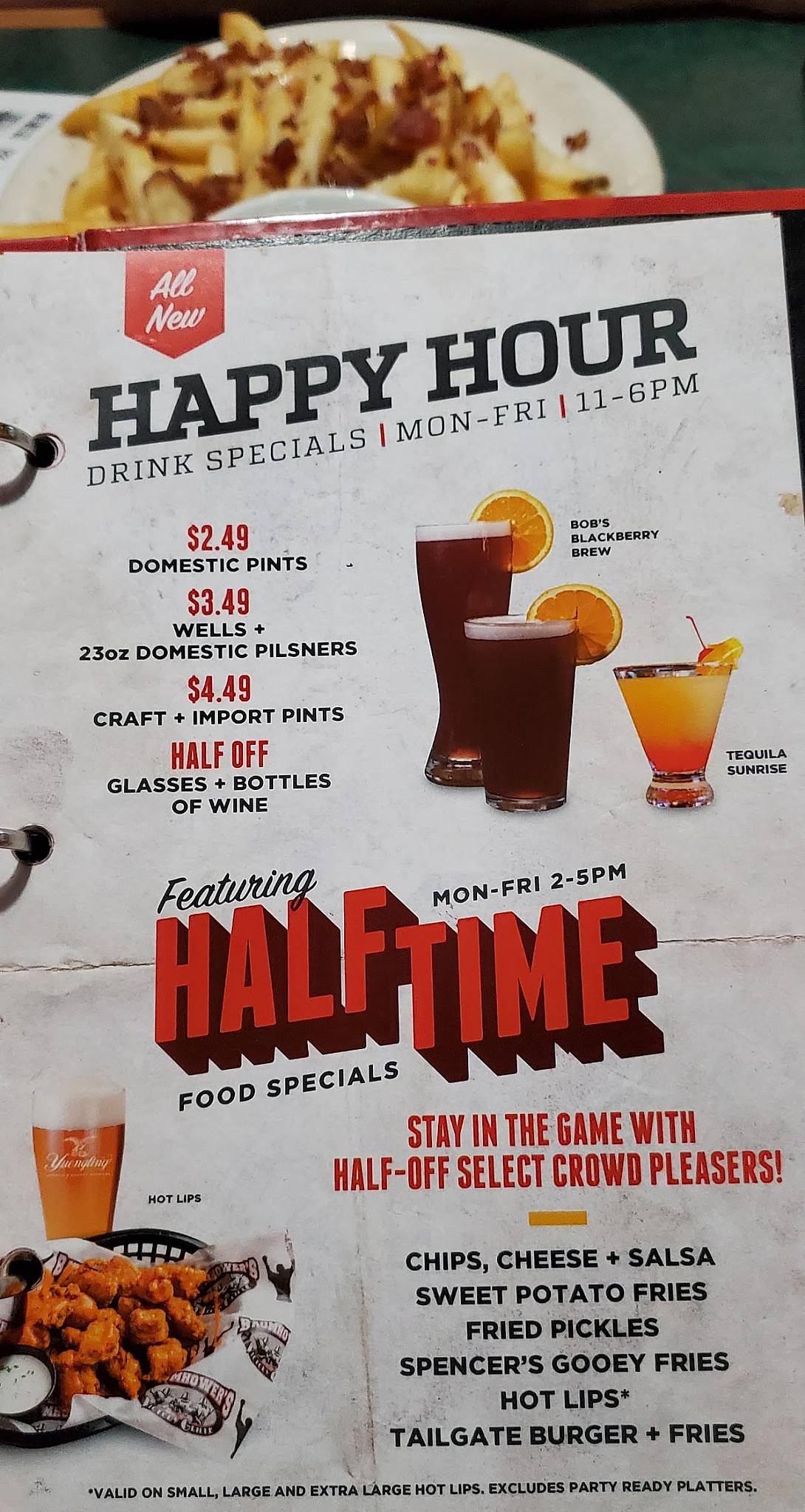 Menu at Baumhower's Victory Grille pub & bar, Montgomery