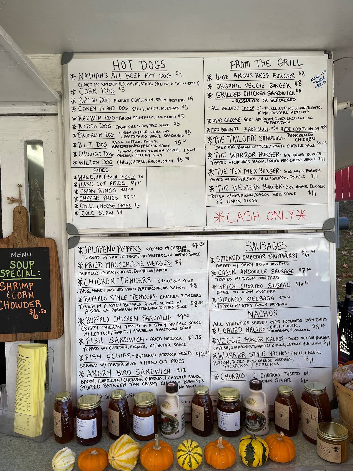 Menu at Dog Daze Cafe, Wilton