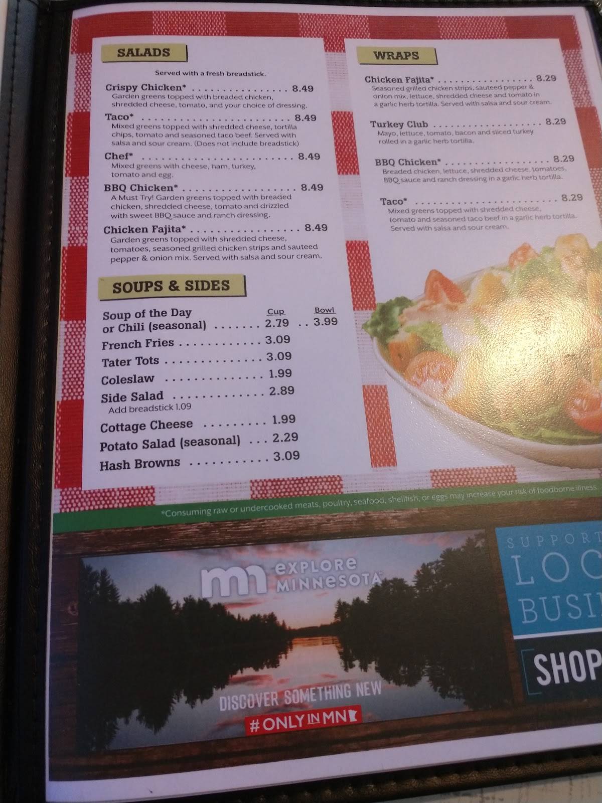 Menu at Farmhouse Cafe, Clarissa, 409 U. S. Hwy 71