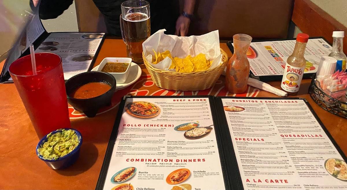 Menu at Fiesta Bar & Grill, Moberly