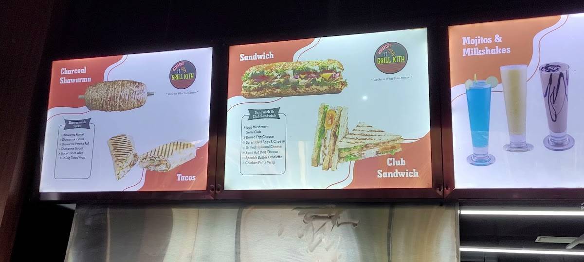 Menu at Grillkith resto &cafe, Perintalmanna
