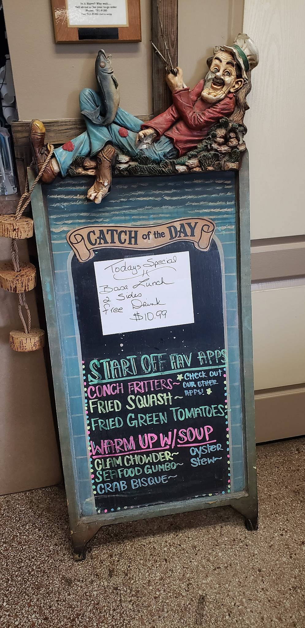 Menu at Junior's Seafood Restaurant and Grill, Jacksonville, N Main St
