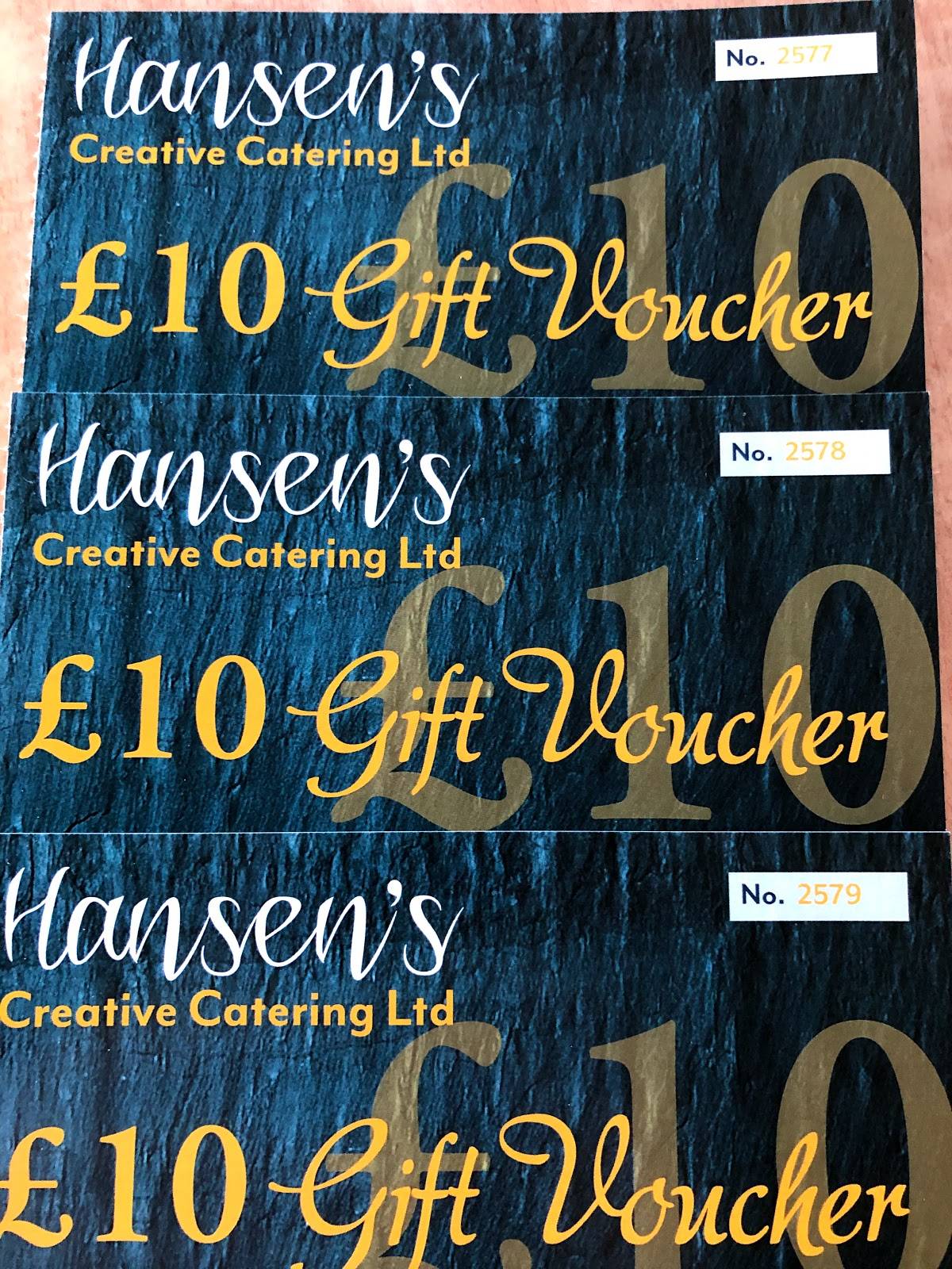 Menu at Hansens Ice Cream Parlour and Cafe, Kendal