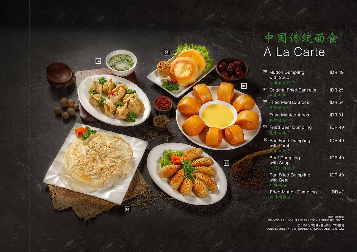 Menu at Little Sheep Hot Pot restaurant, West Jakarta, Apartment Complex