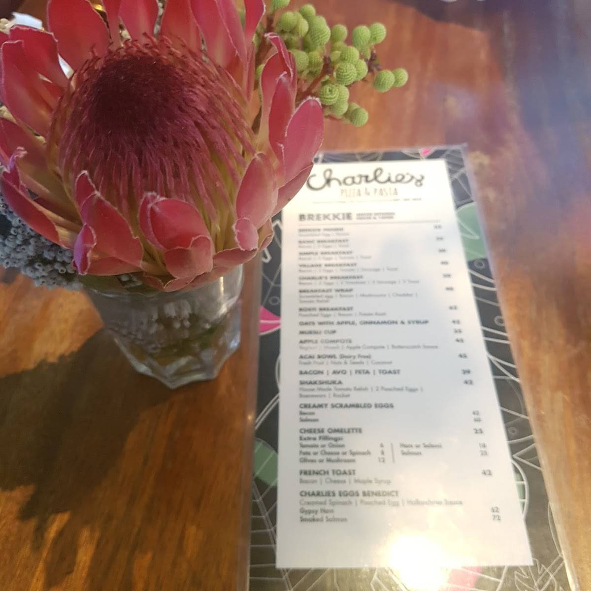 Menu at Charlie's Pizza & Pasta restaurant, Port Elizabeth, Summerstrand Village Shopping Centre