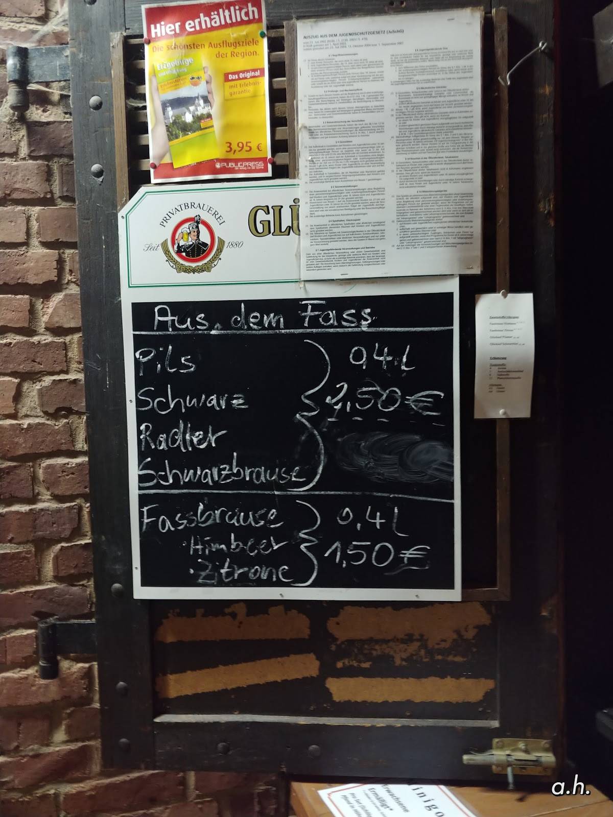 Speisekarte von Freizeitgelände Alte Ziegelei Niederwürschnitz pub