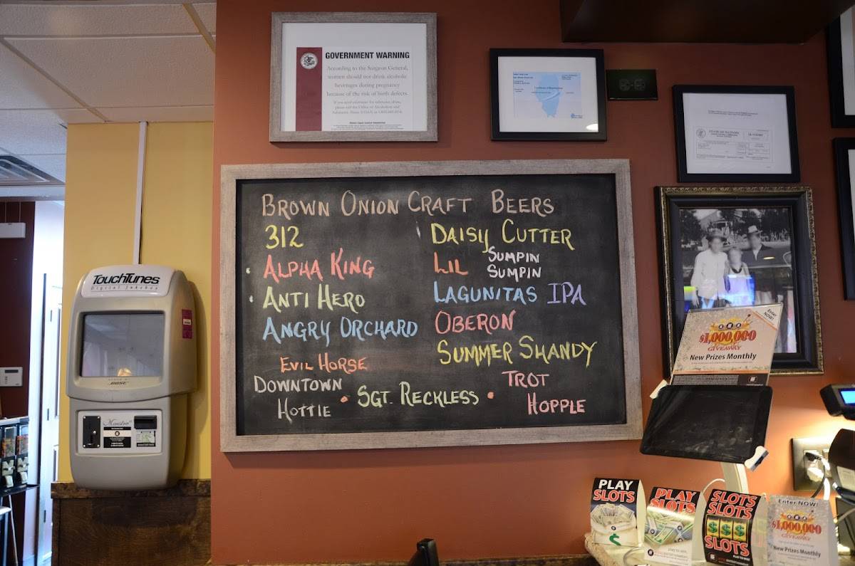 Menu at The Brown Onion pub & bar, Steger