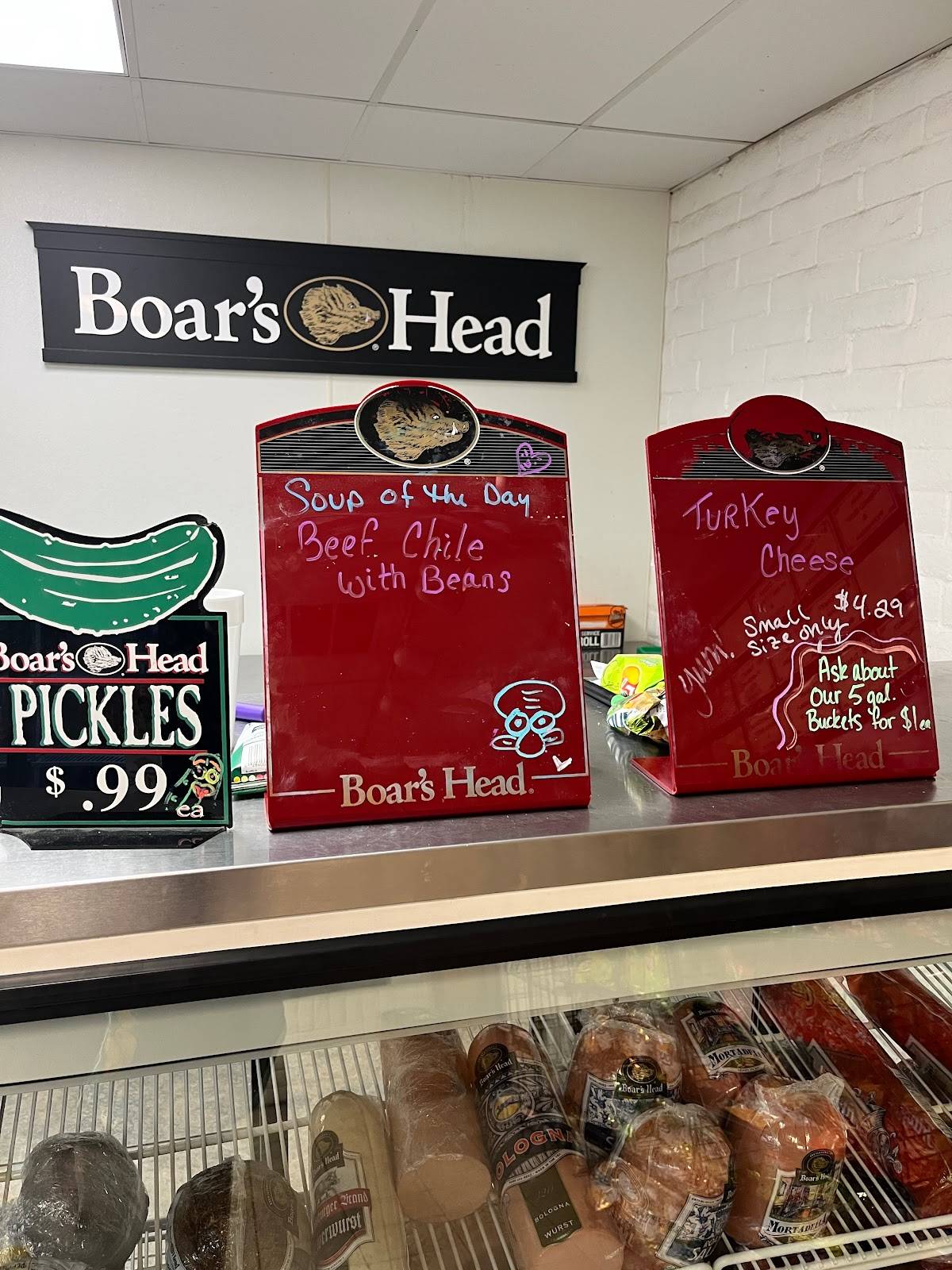 Menu at Brown Bag Deli restaurant, Alamogordo