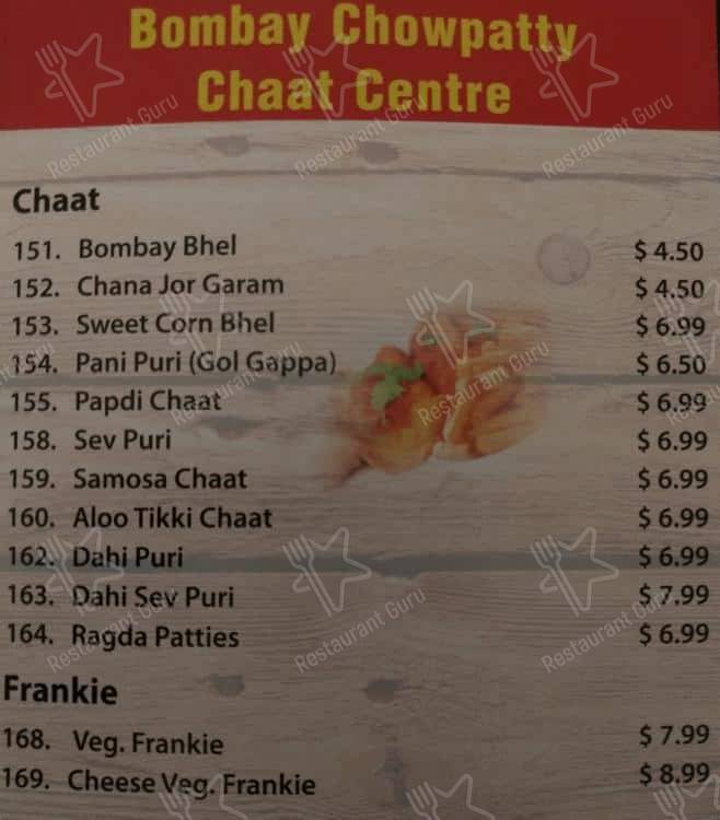 Carta de Desi Chatka Indian Restaurant, Hoppers Crossing, 22 Lentini St