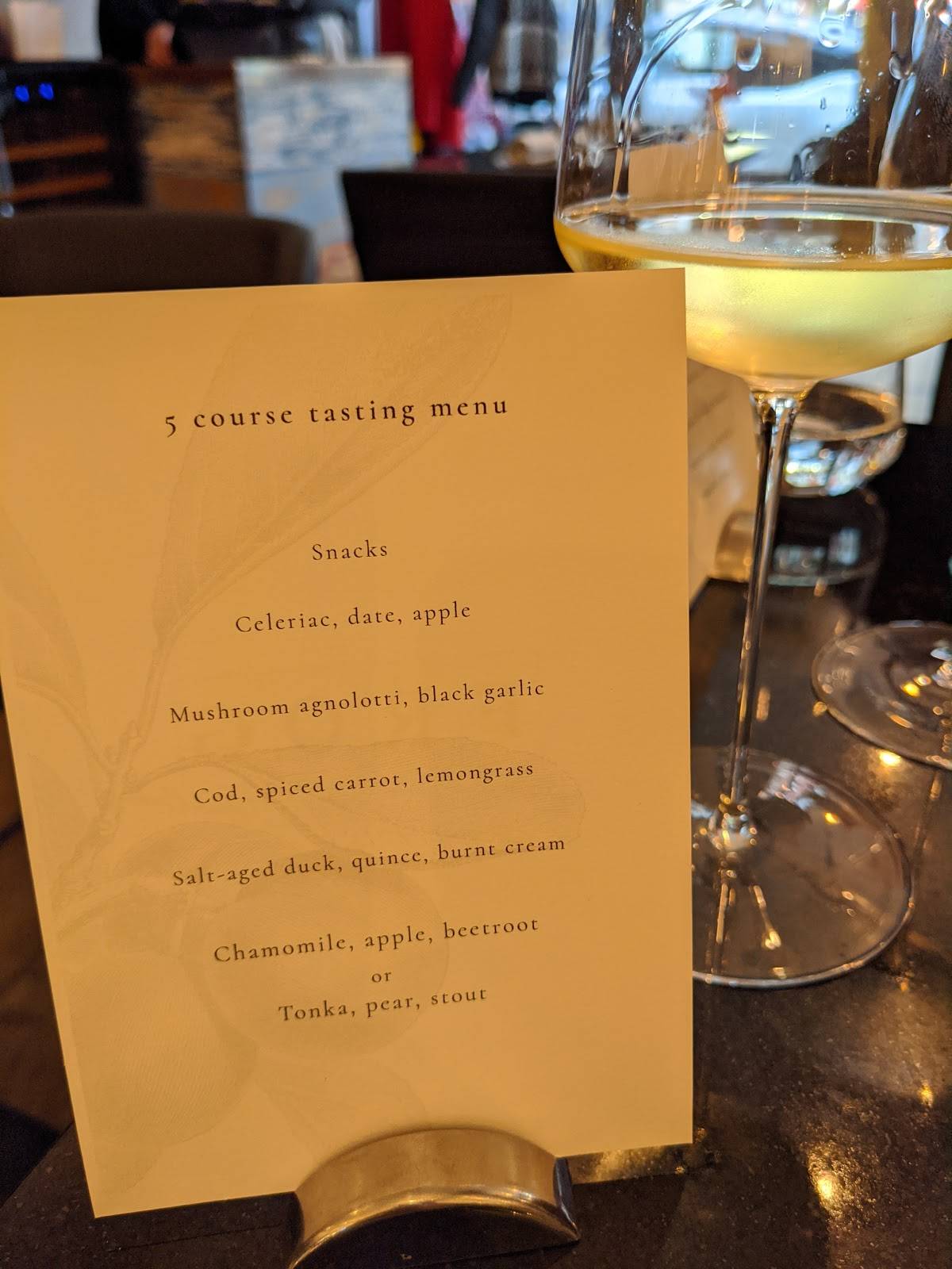 Menu at Frog by Adam Handling Restaurant Covent Garden, London