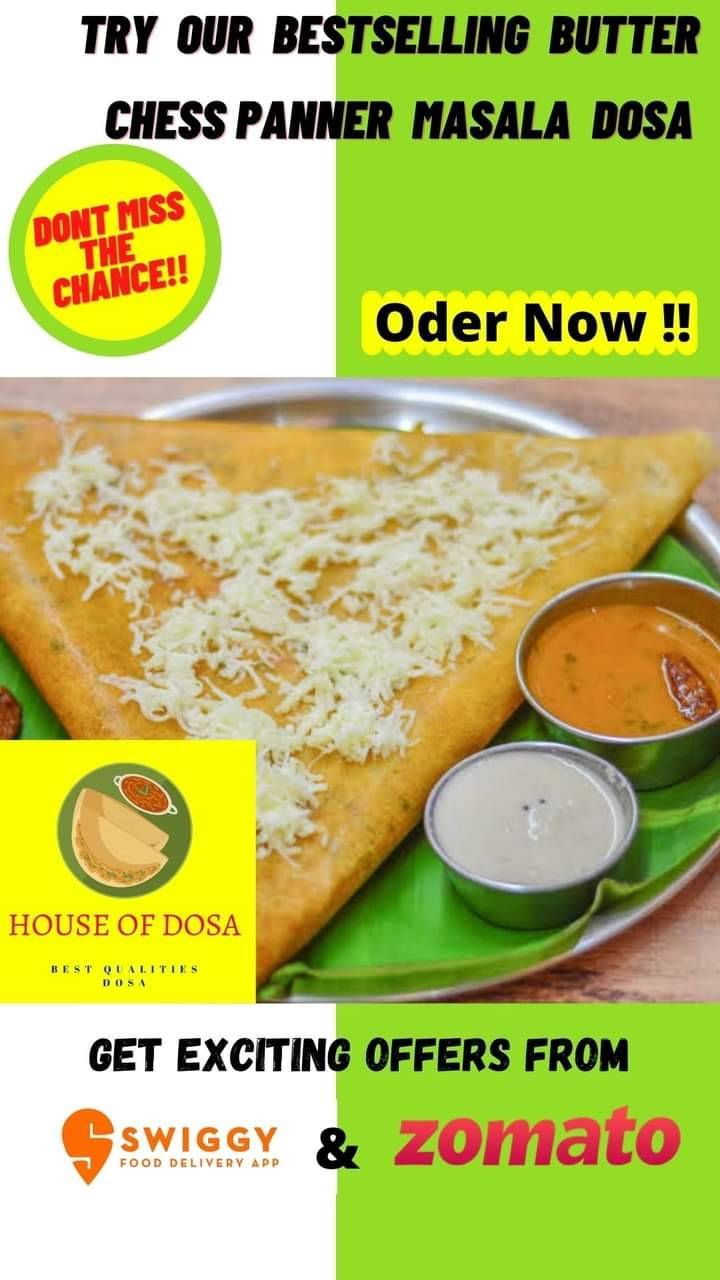 Menu at HOUSE OF DOSA, Kolkata