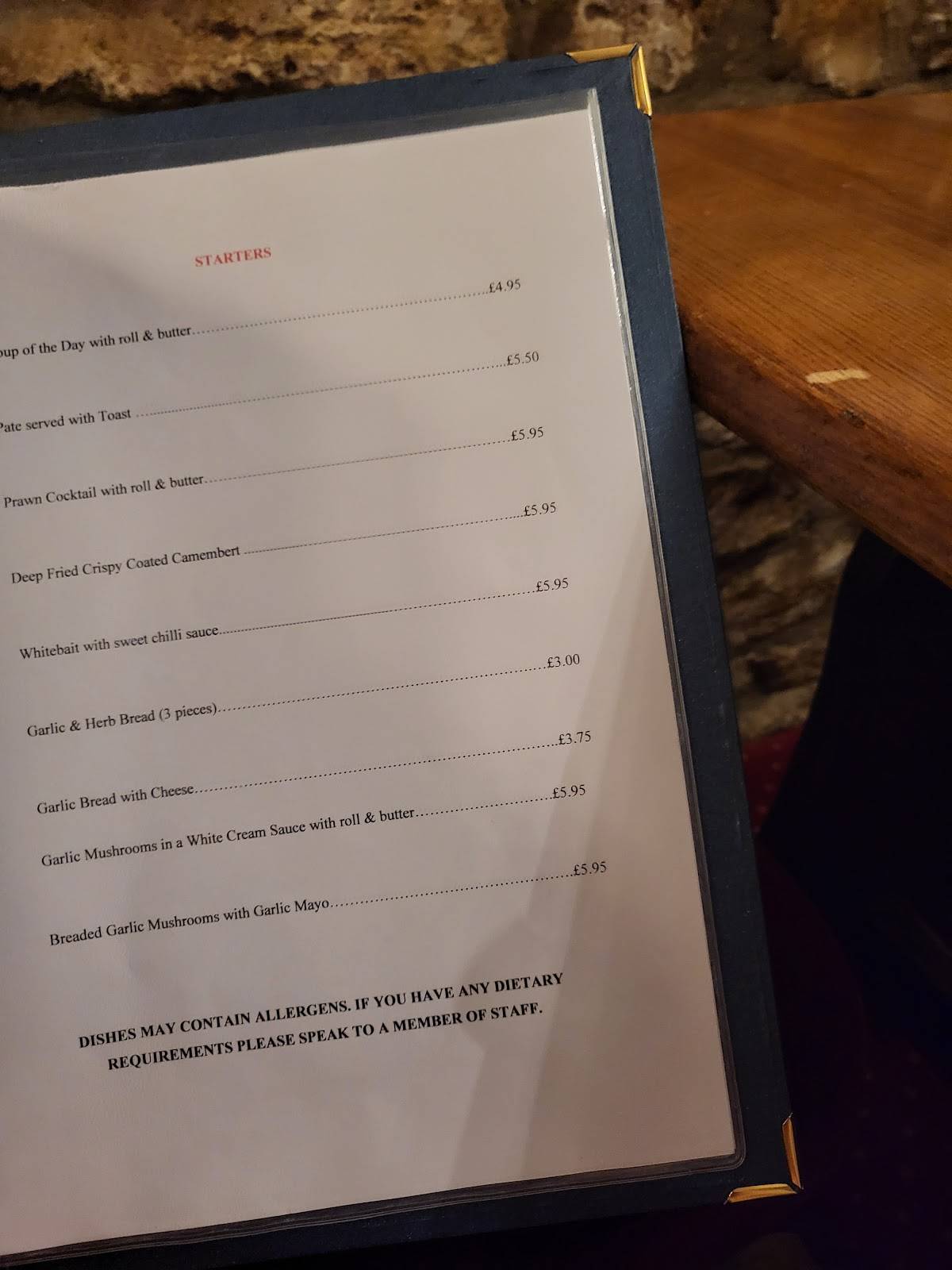 Menu at Jolliffe Arms pub & bar, Radstock