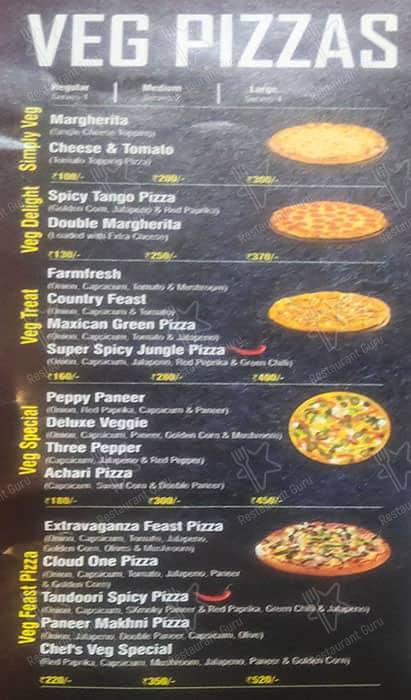 Pizza Buzzer menu