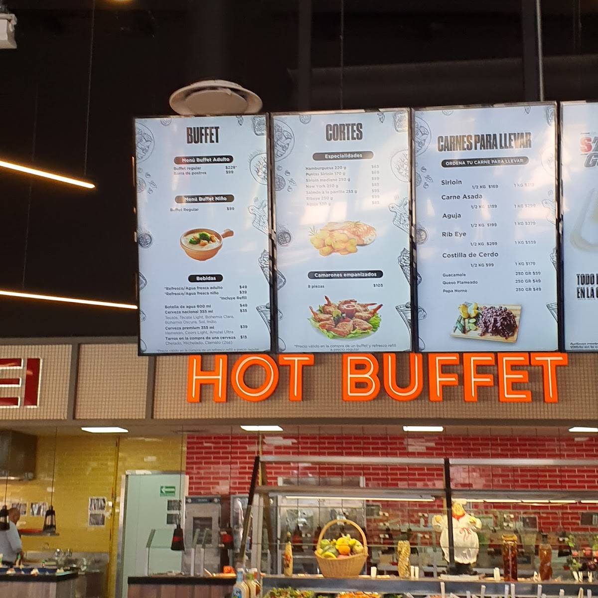 Menu at Sirloin Stockade restaurant, Ciudad Juarez