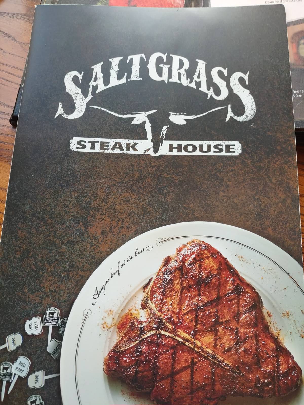 Menu at Saltgrass Steak House restaurant, Las Vegas