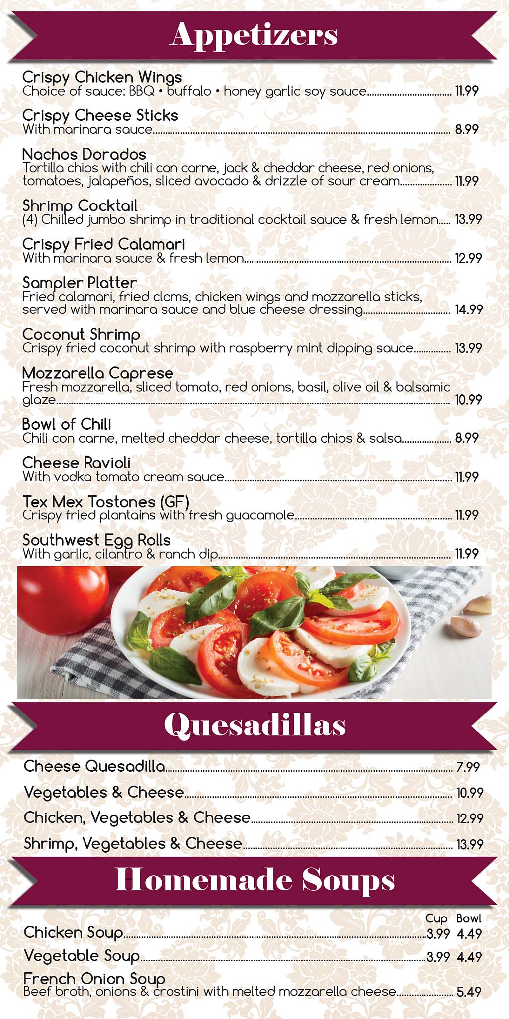Menu at State Line Family Restaurant, Tappan
