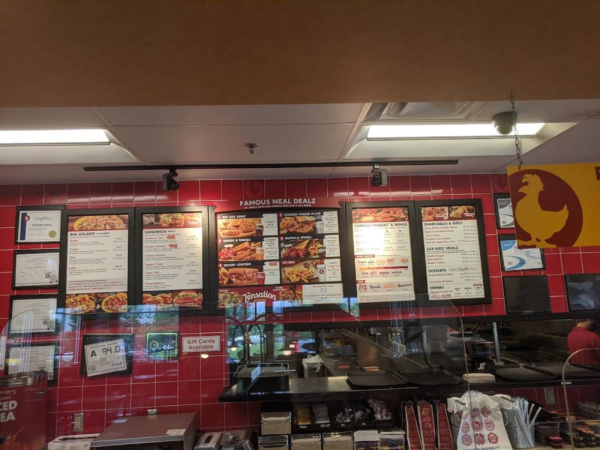Menu at Zaxby's Chicken Fingers & Buffalo Wings fast food, Elkin