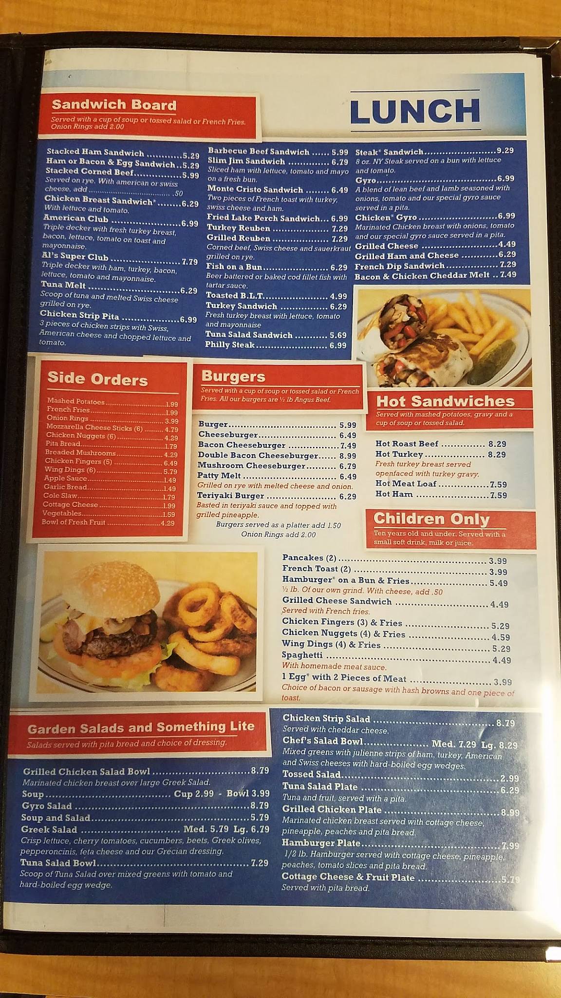 Menu at American Table Family Restaurant, Lambertville