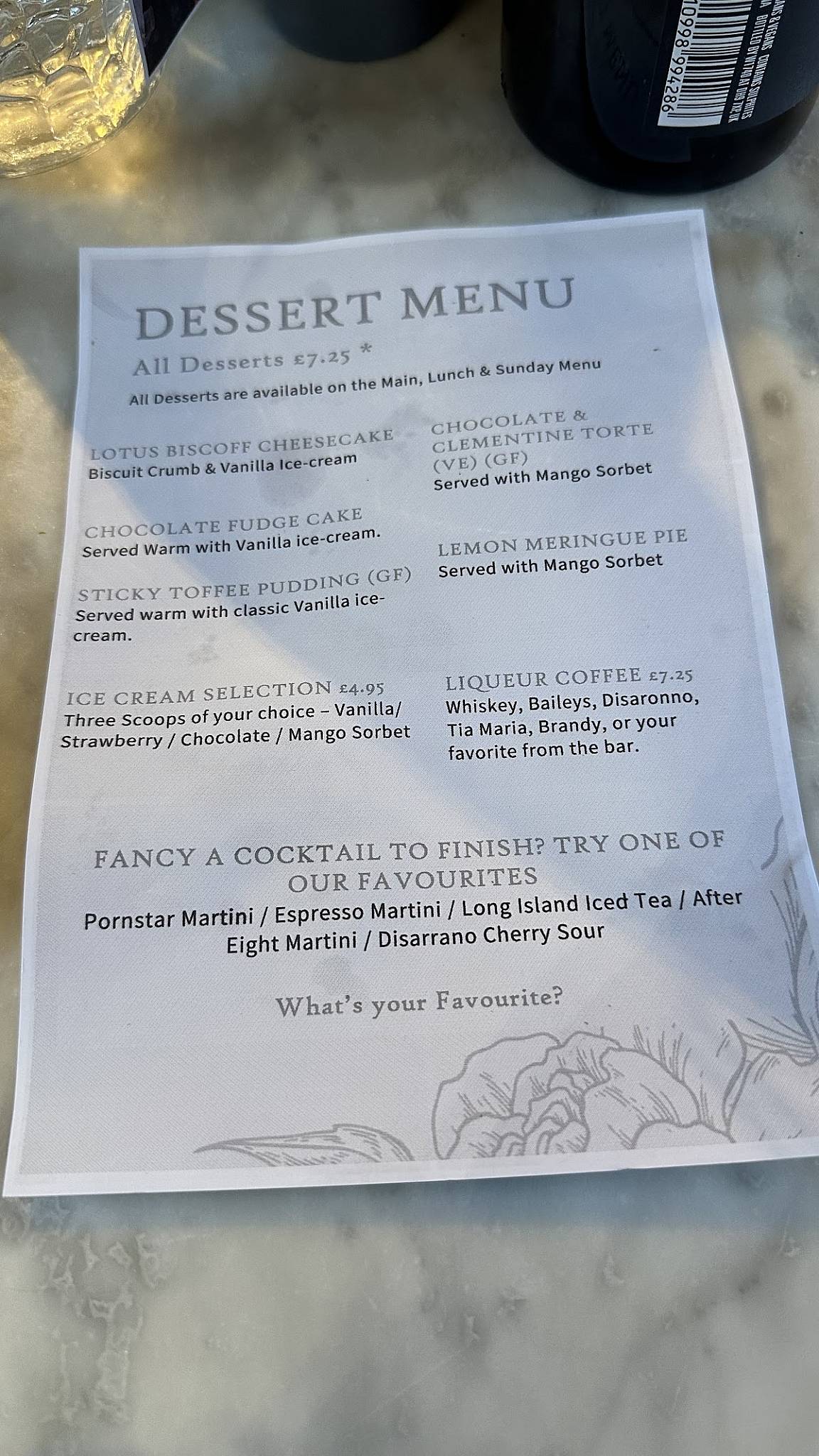 Menu at Staffordshire Grill pub & bar, Brewood, Market Pl