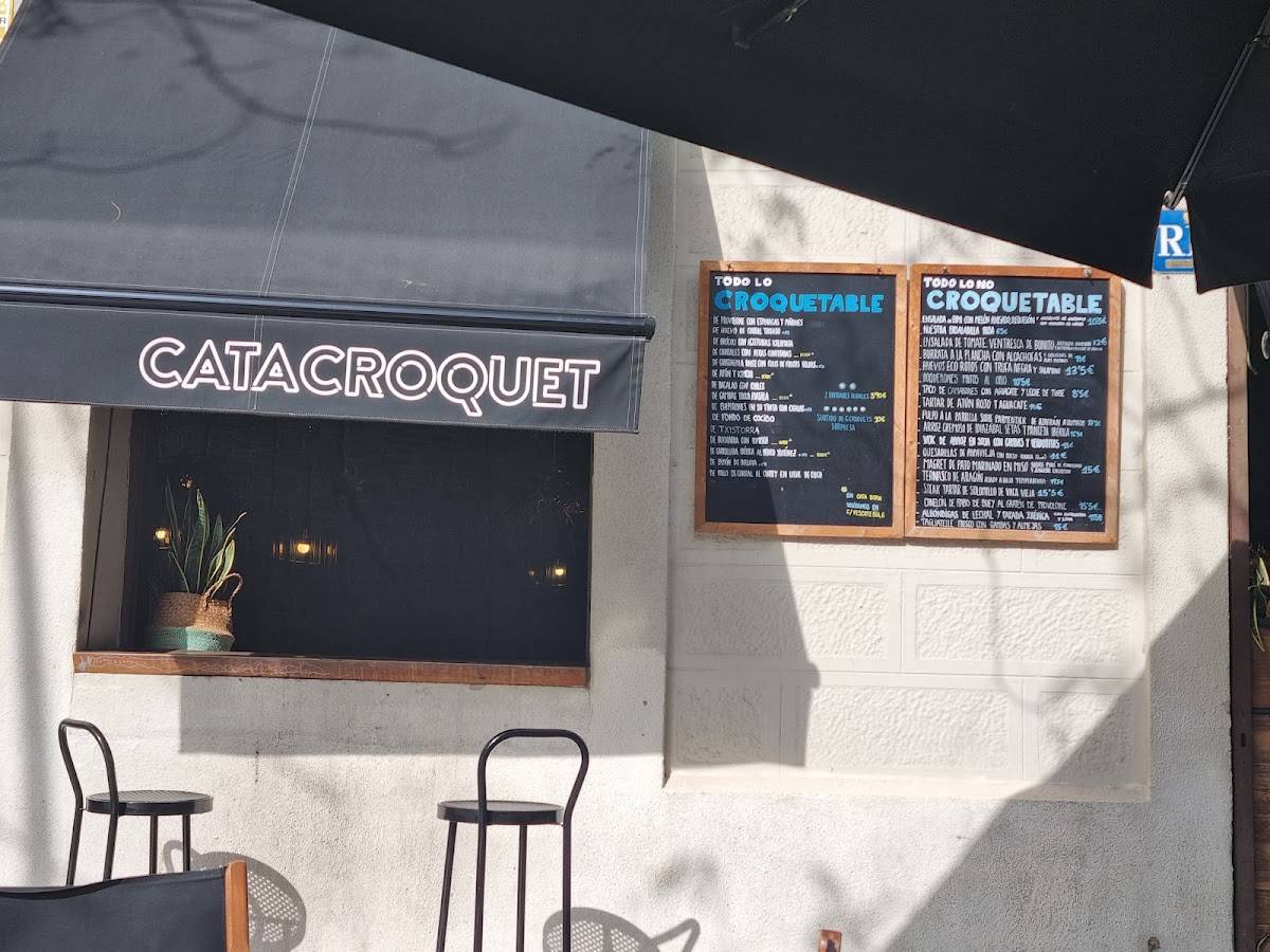 Carta del pub y bar Cata by Catacroquet, Barcelona
