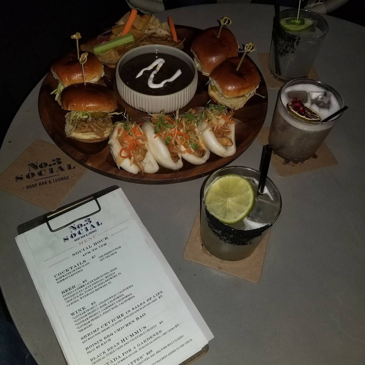 Menu at Copal Rooftop Bar, Miami, ROOFTOP