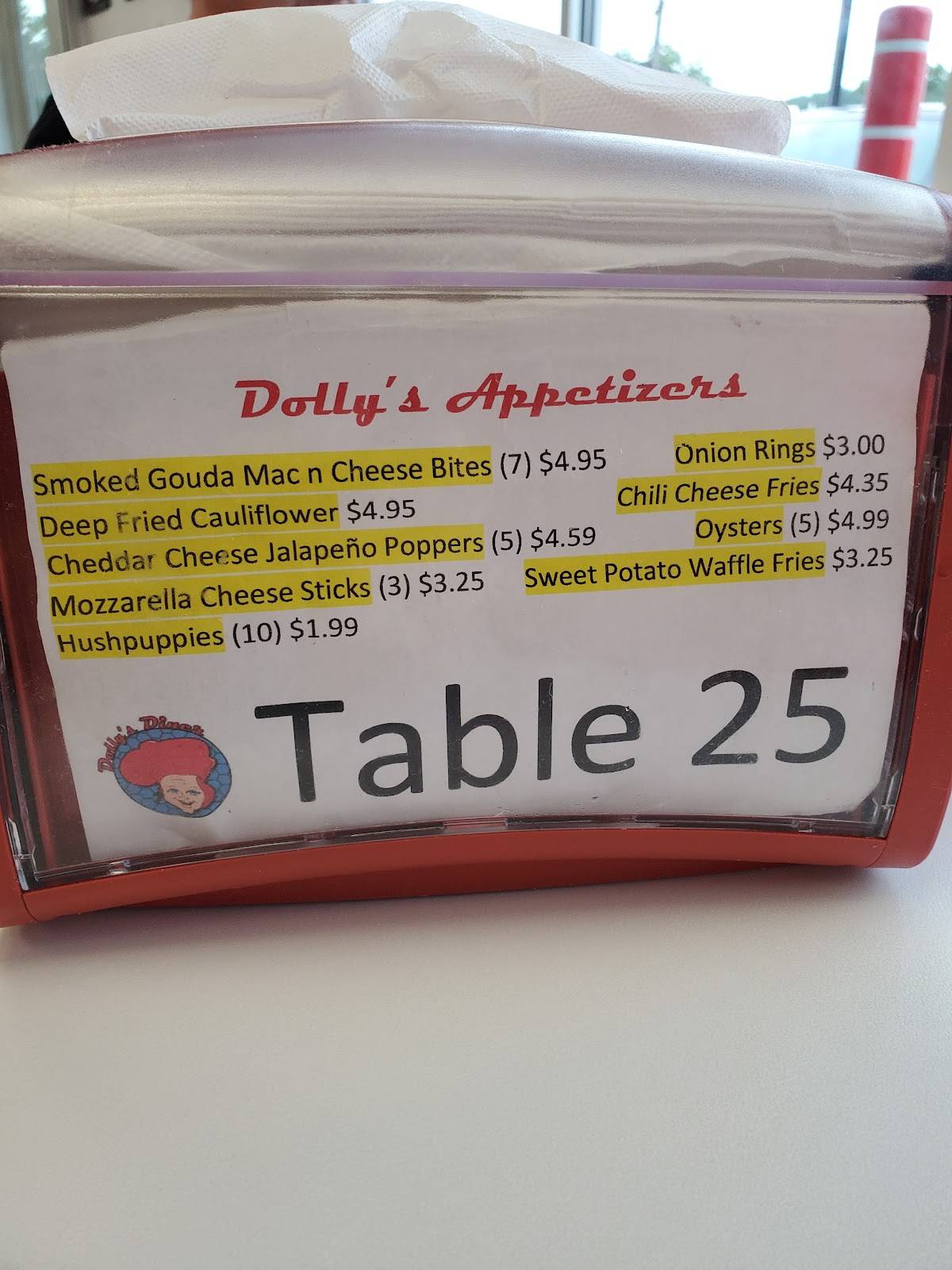 Menu At Dolly S Diner Restaurant Princeton Oakvale Rd