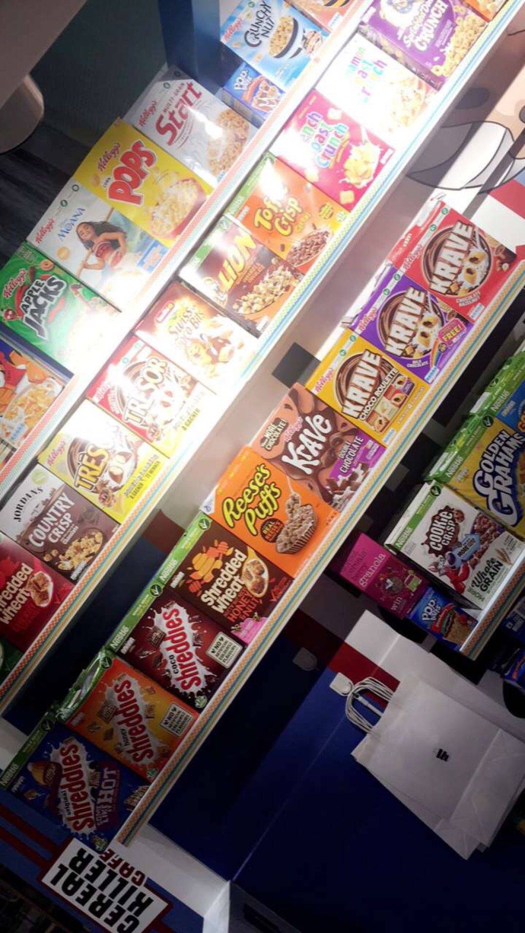 Carta de The Cereal Killer Cafe, Dubai, Ground Floor Level