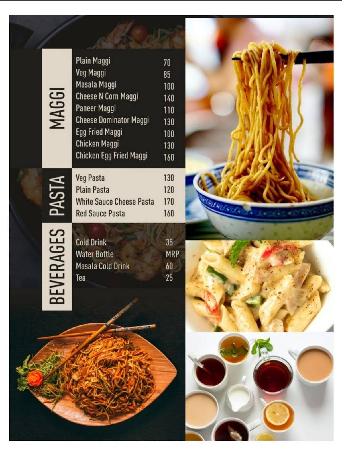 Menu at The Lassi Corner, Hazaribagh