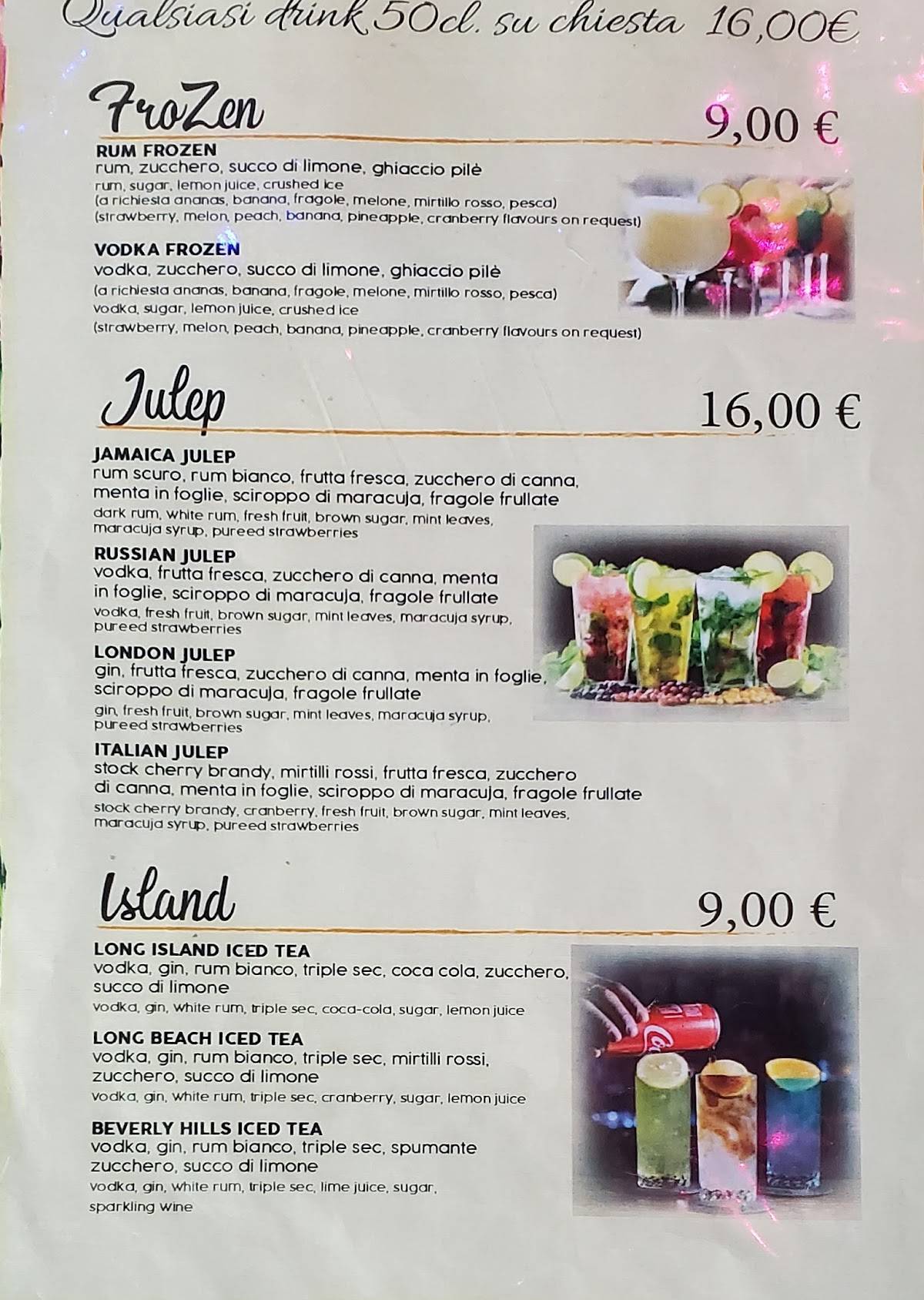 Menu Da Il Cappellaio Matto Pub Bar Milano