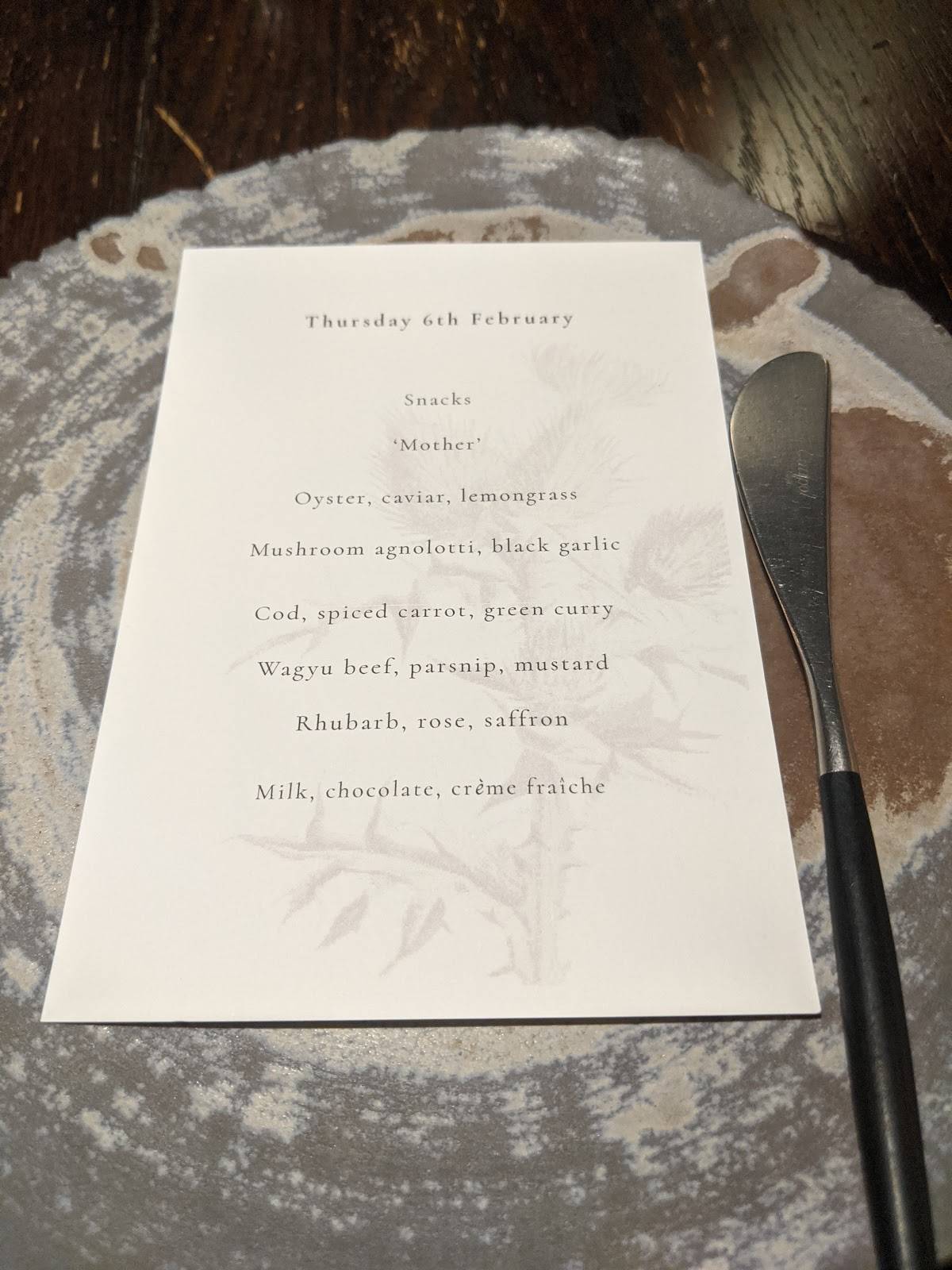 Menu at Frog by Adam Handling Restaurant Covent Garden, London