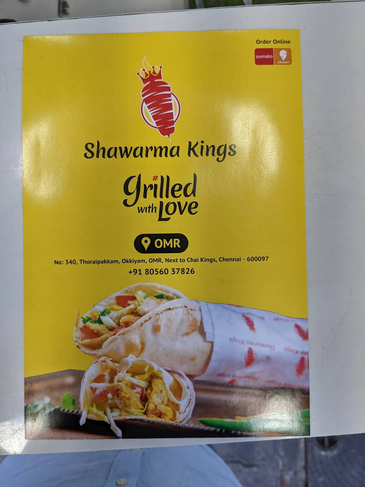 Menu at Shawarma Kings OMR, Chennai