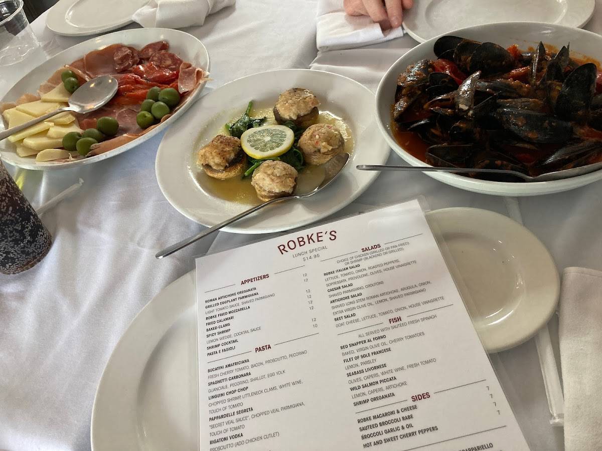 Menu at Robke's Northport restaurant, Northport
