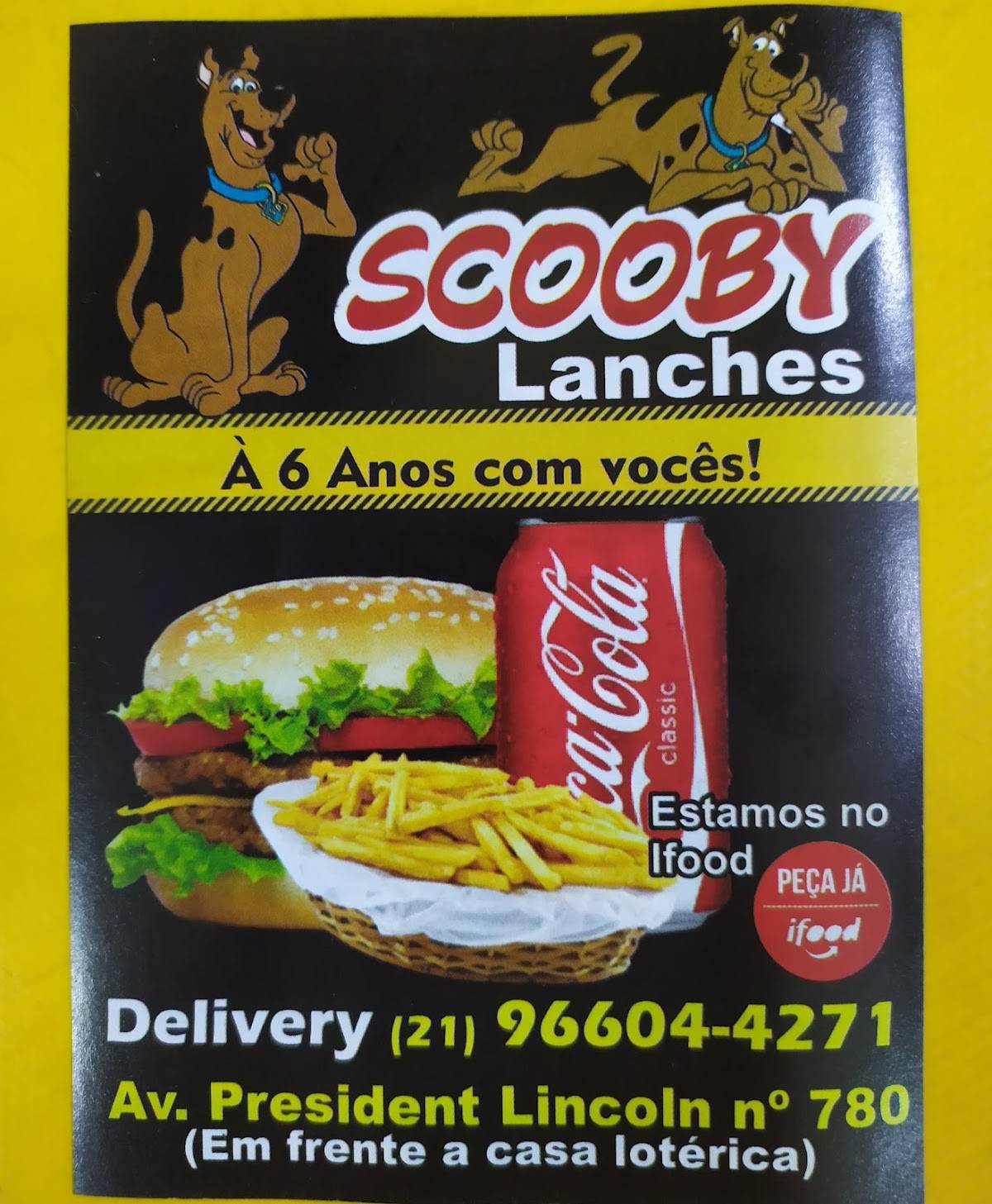 Menu Em Scooby Careca Lanche Pub Bar S O Jo O De Meriti