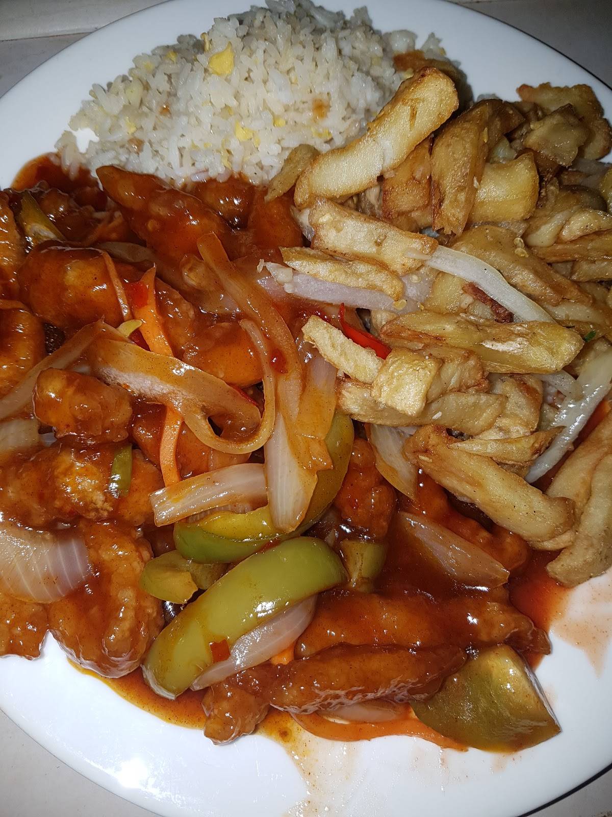 Menu at Shanghai Chinese takeaway fast food, Bolton