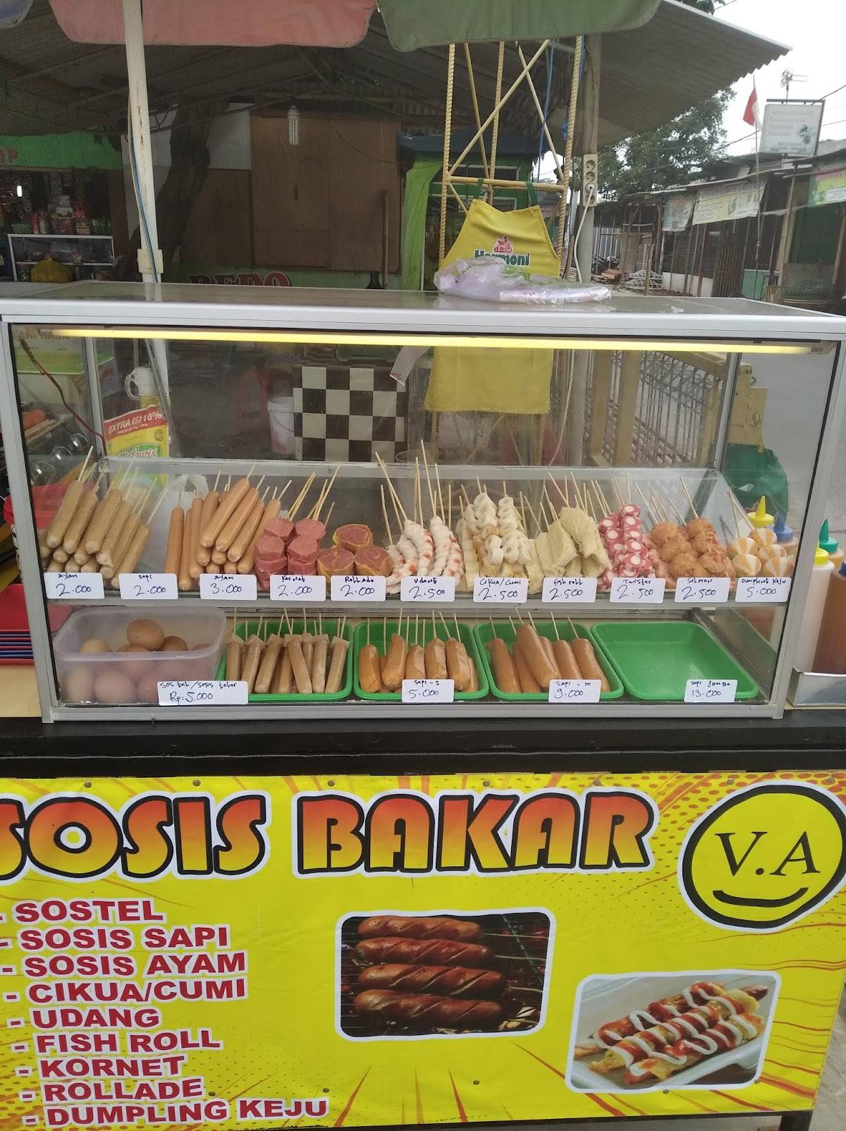 Menu At Sosis Bakar V A Cafe Karawang