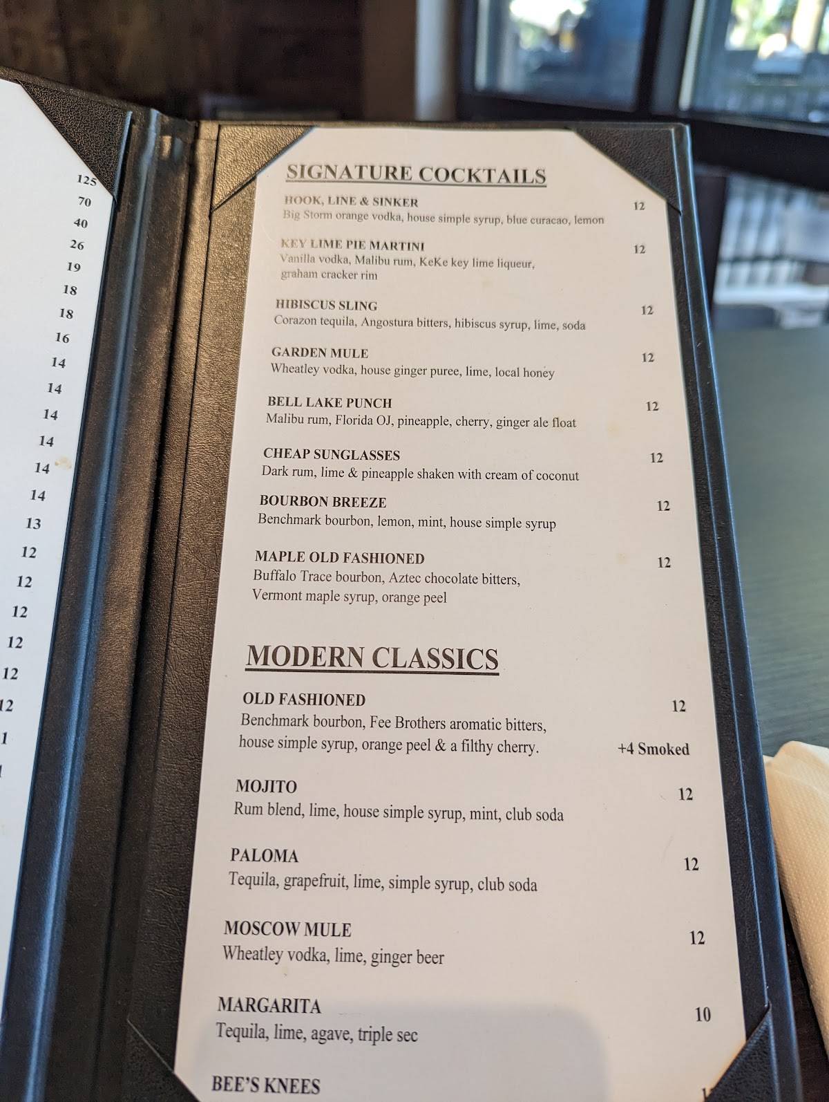 Menu at Stonewater Grill pub & bar, Land O' Lakes