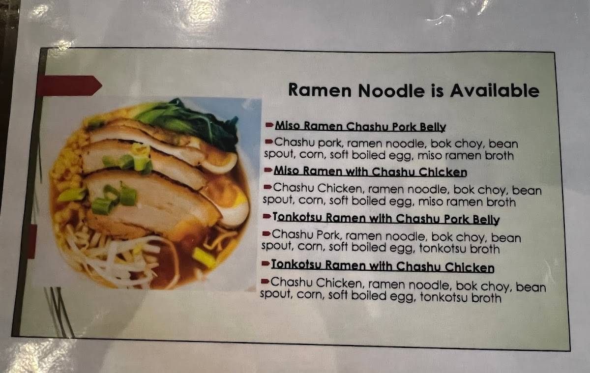 Menu at THESEN ASIAN NOODLE BAR, Naples Manor