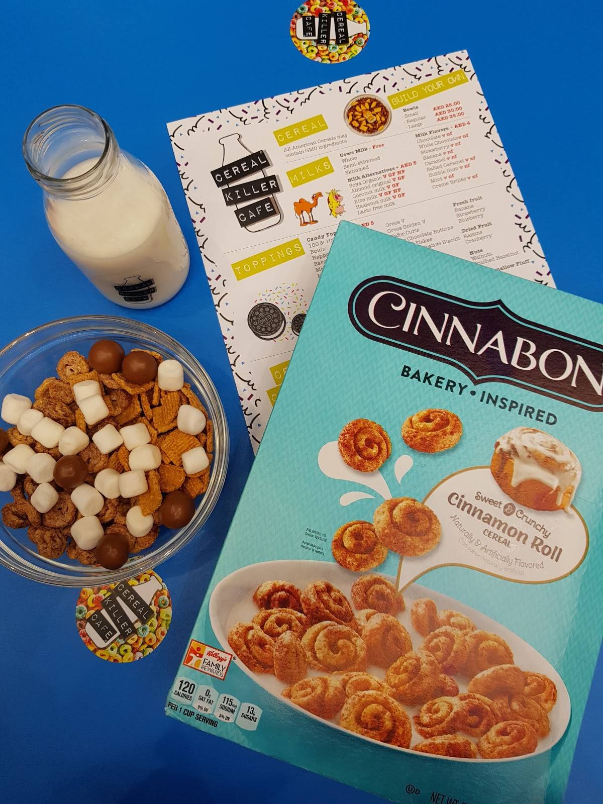 Carta de The Cereal Killer Cafe, Dubai, Ground Floor Level