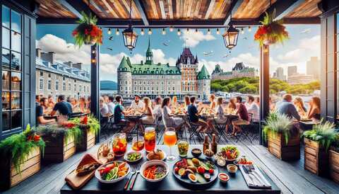 Déjeuners et Lunchs Savoureux à Québec City