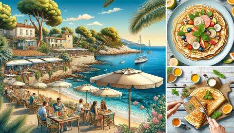 Découvrez les meilleures crêperies près du bord de mer