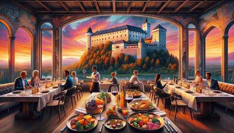 Ristoranti con Vista sul Castello, Esperienza Unica