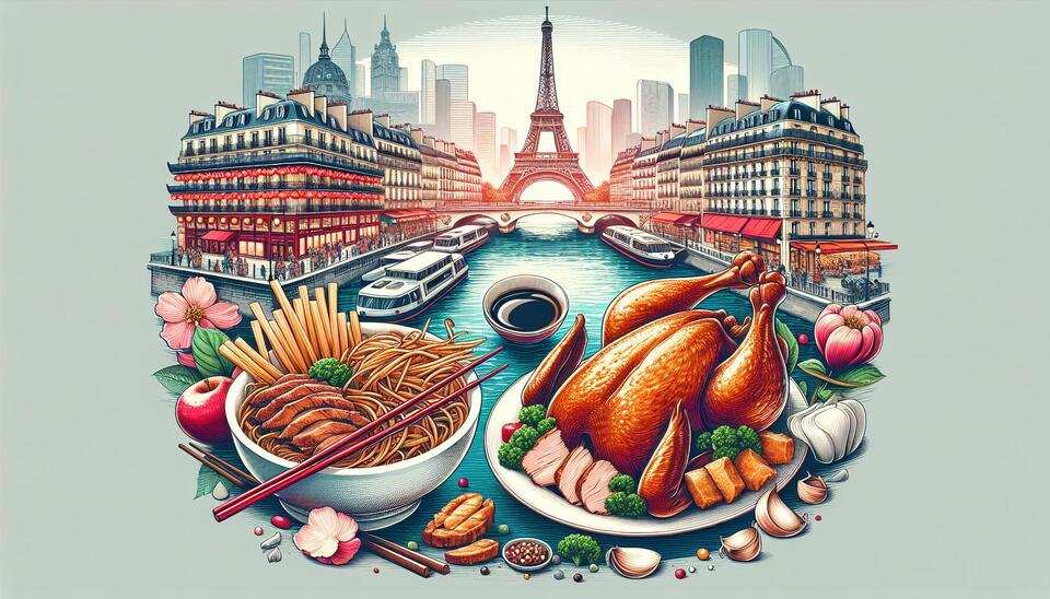 Délices asiatiques à Paris: Canard laqué & Porc frit>
