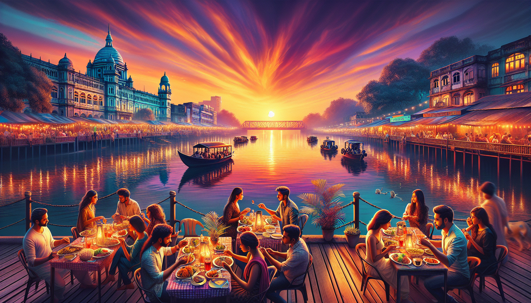 Kolkata's Riverside Dining with a Stunning View