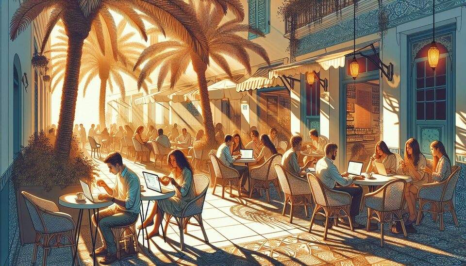 Cafés à Rabat: Wi-Fi et espaces de travail agréables>