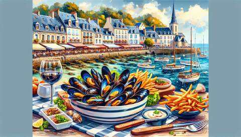 Découvrez les meilleurs restaurants à Le Croisic : moules &amp; frites